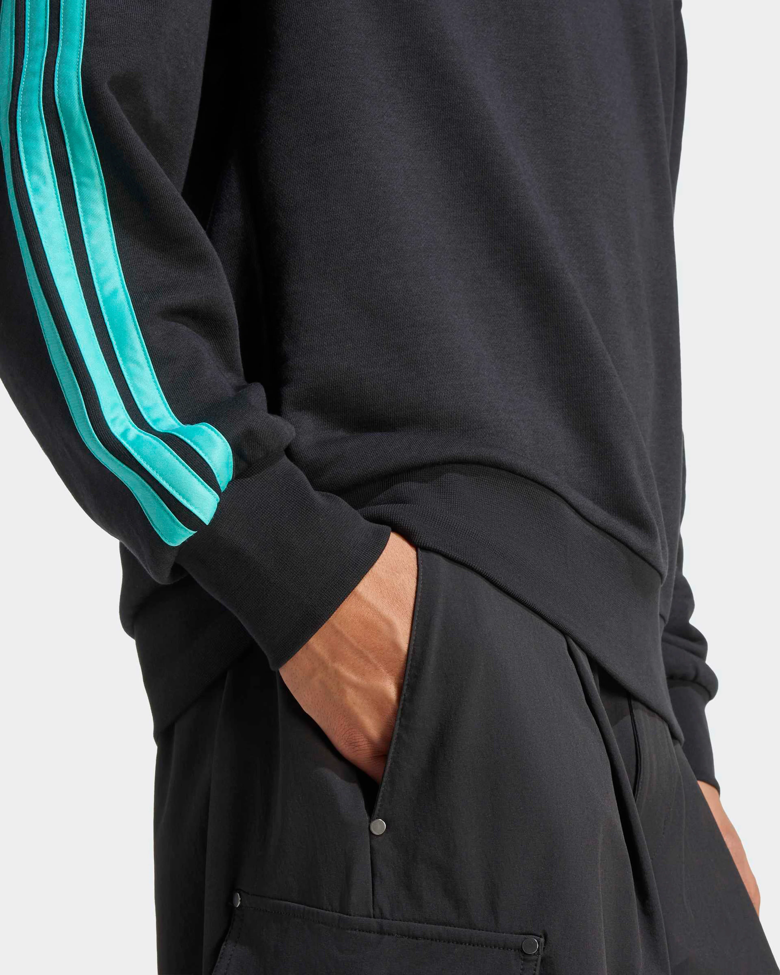 Mens DNA Sweat Top Black - Image 5