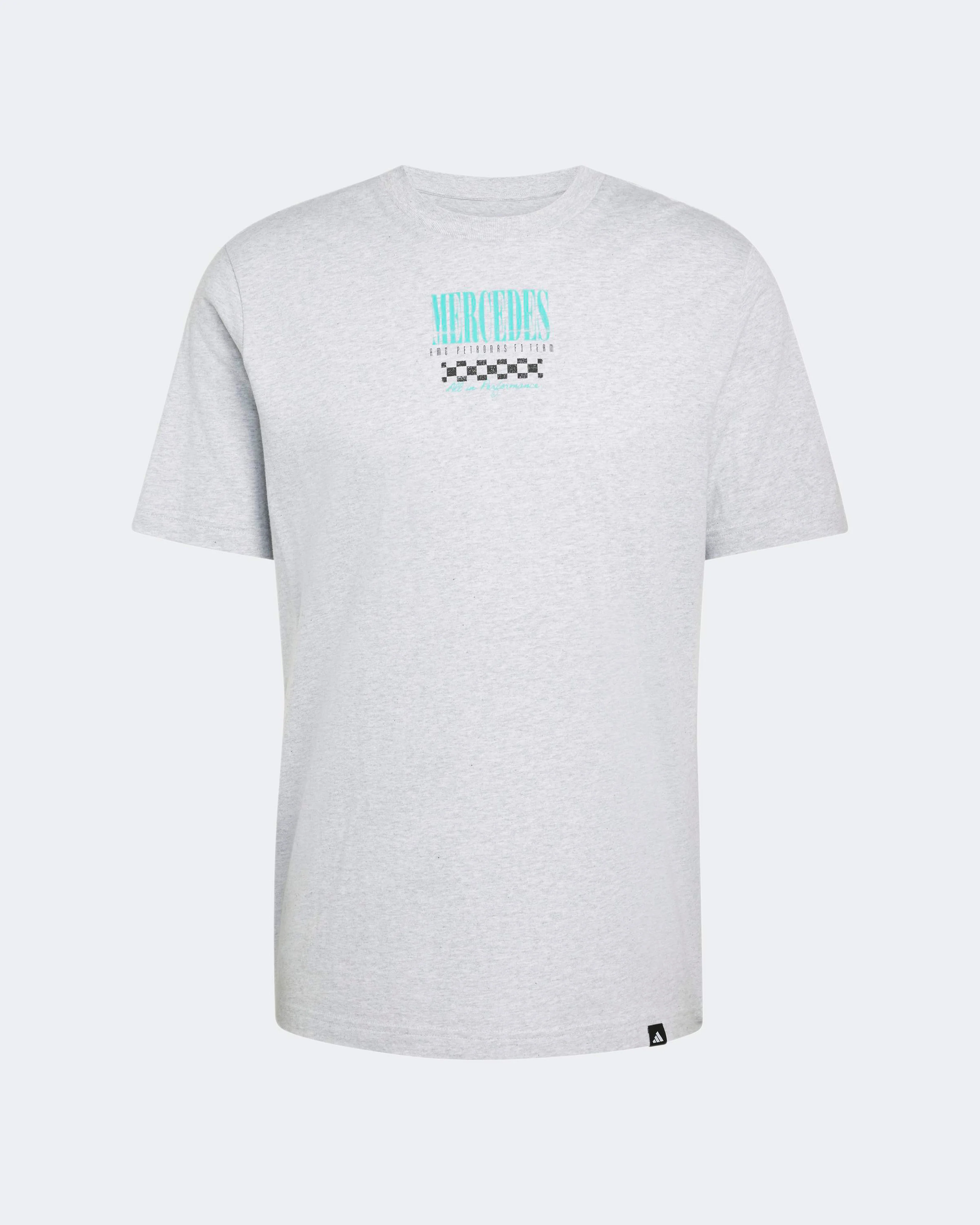 Mens Graphic Race T-shirt Grey - Image 6