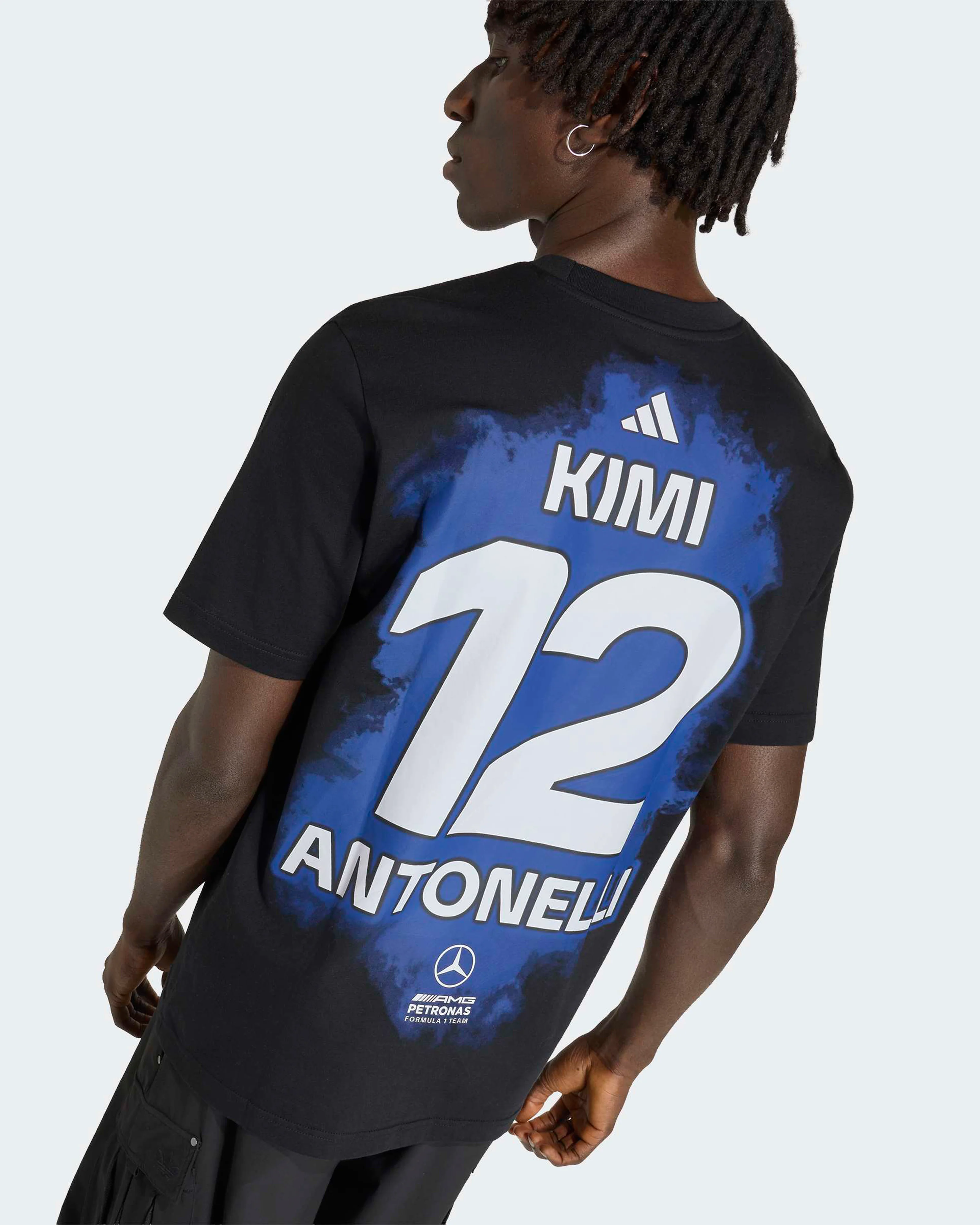Mens Kimi Antonelli T-shirt Black - Image 5