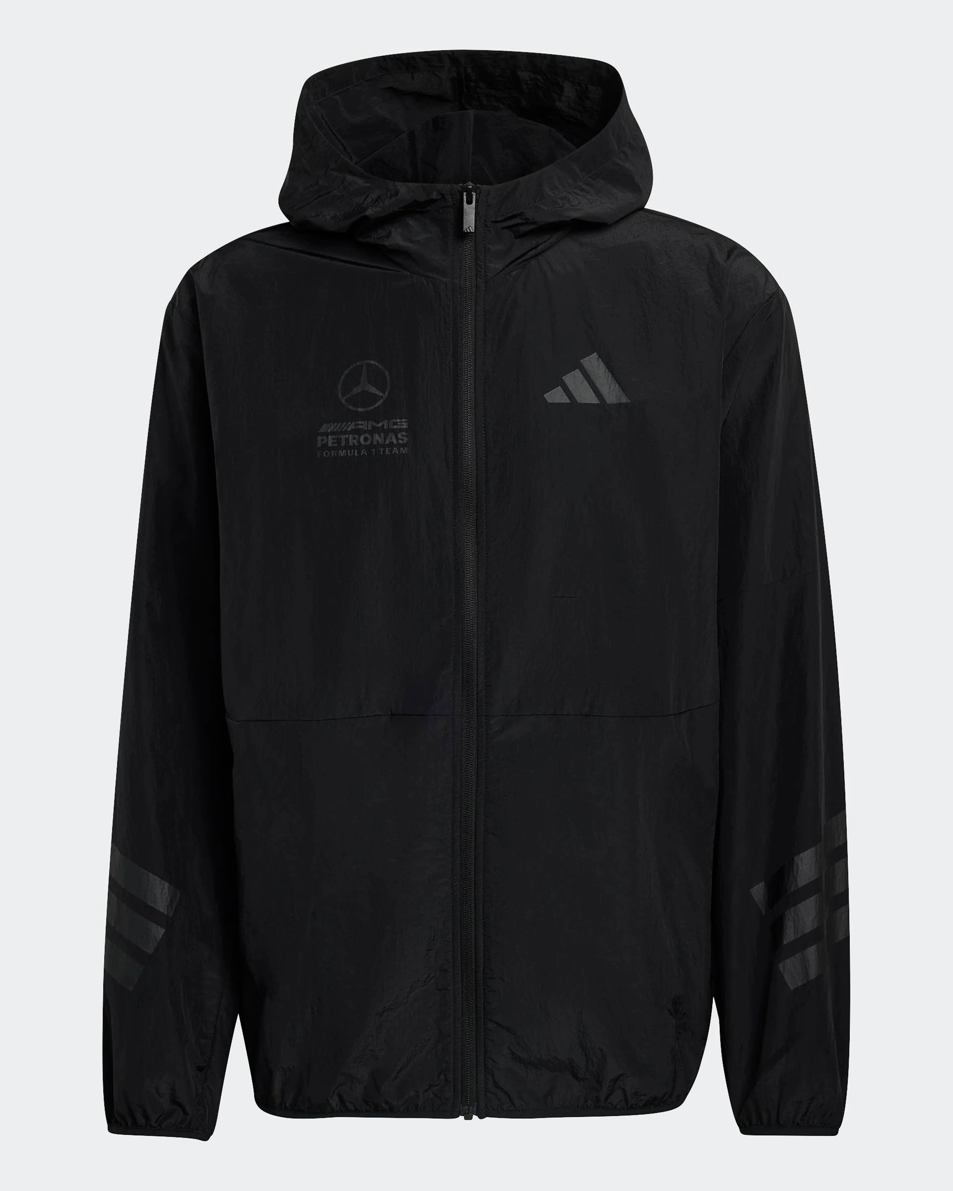 Mens Lights Out Windbreaker Black - Image 6