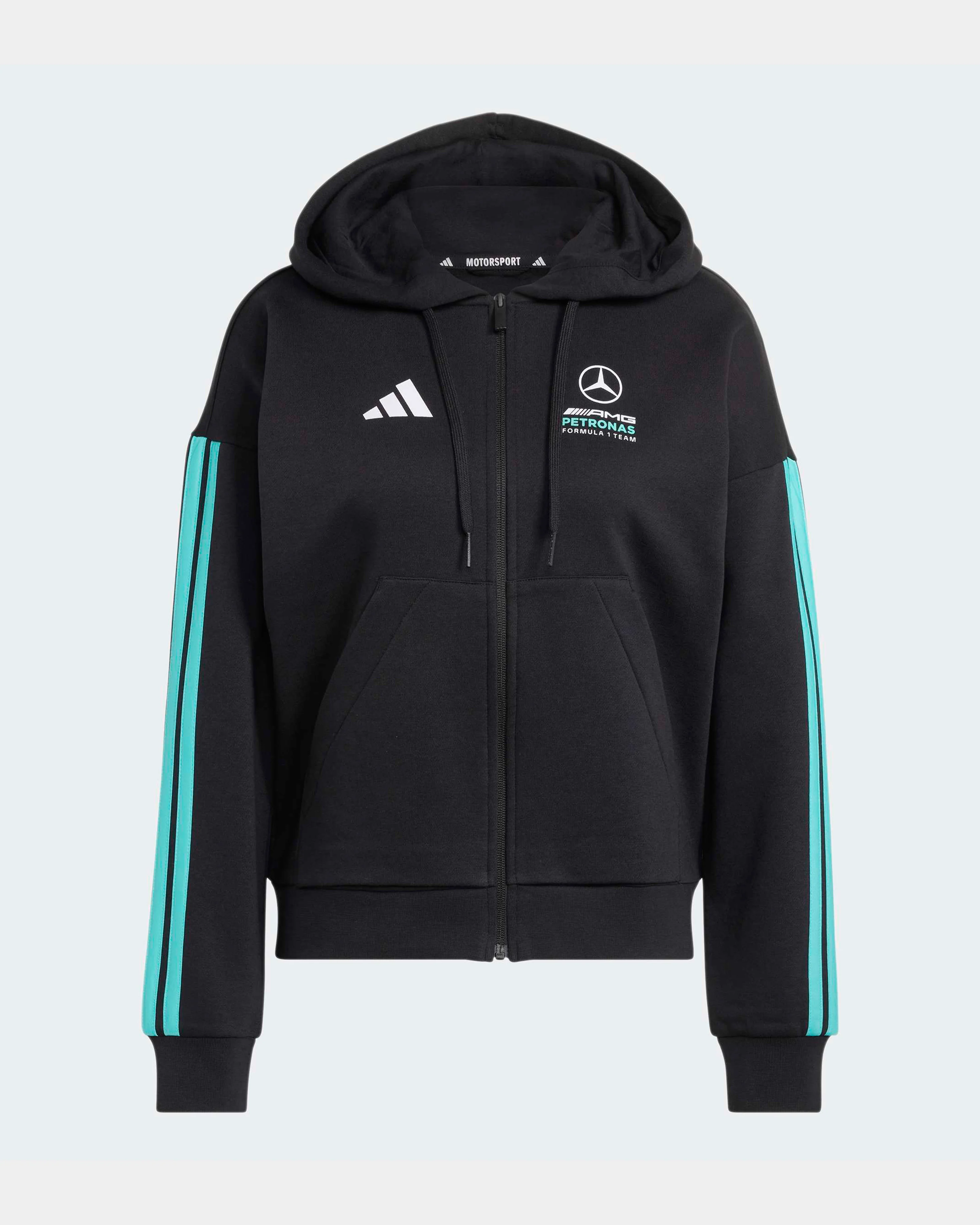 Womens DNA Full-Zip Hoody Black - Image 5