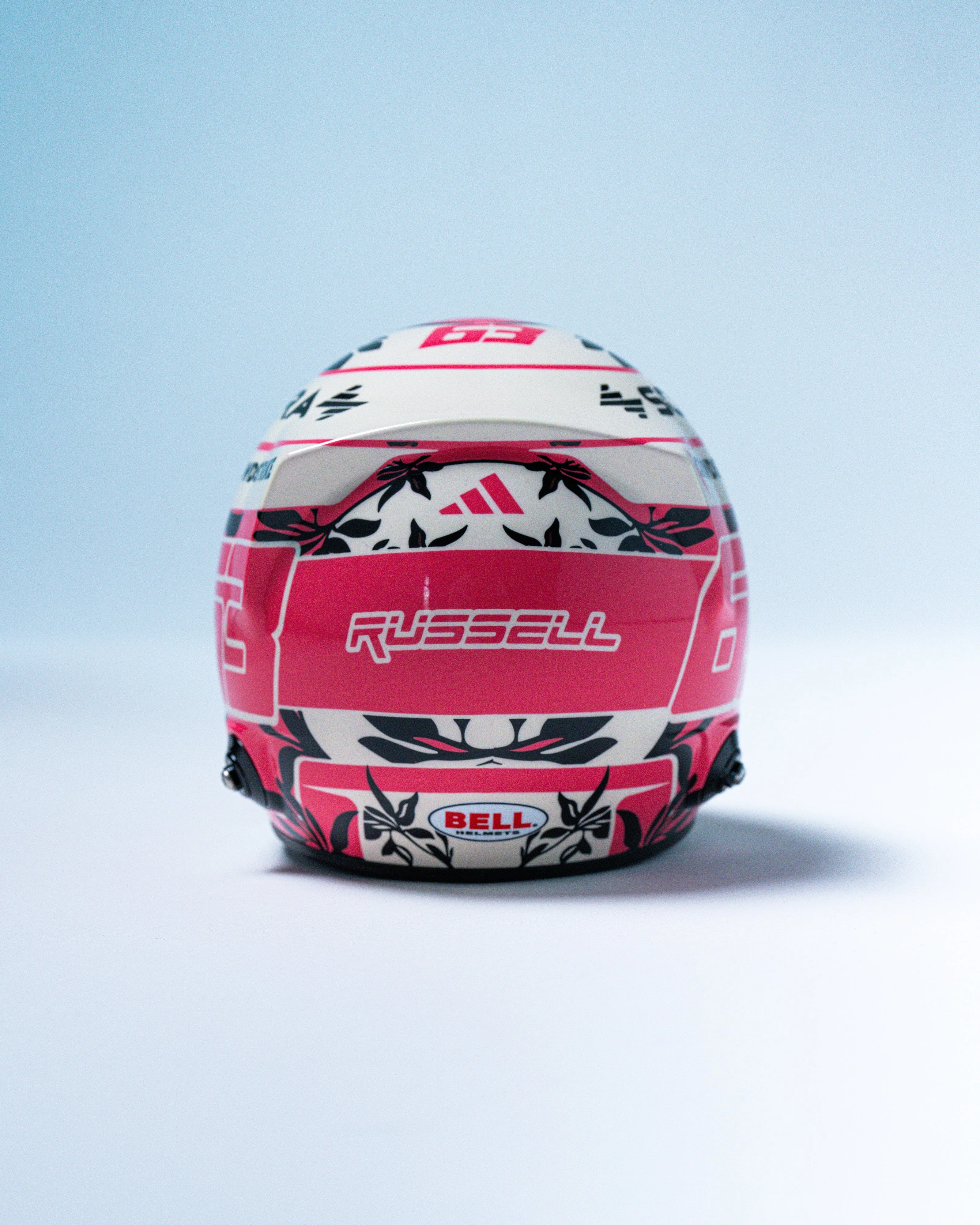 George Russell 2025 Miami Mini Bell Helmet Replica 1:2 - Image 3