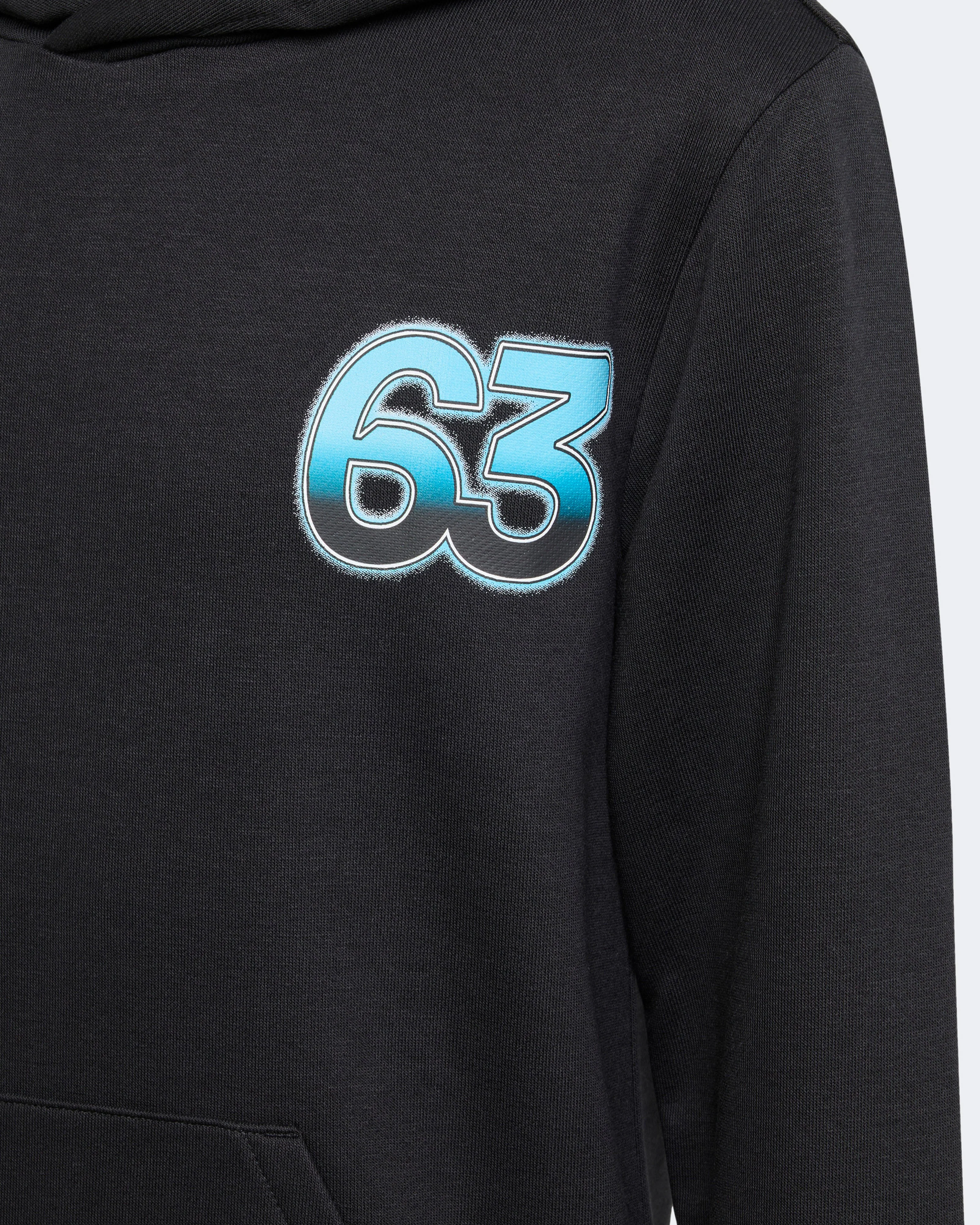 Kids George Russell Graphic Hoody Black - Image 3