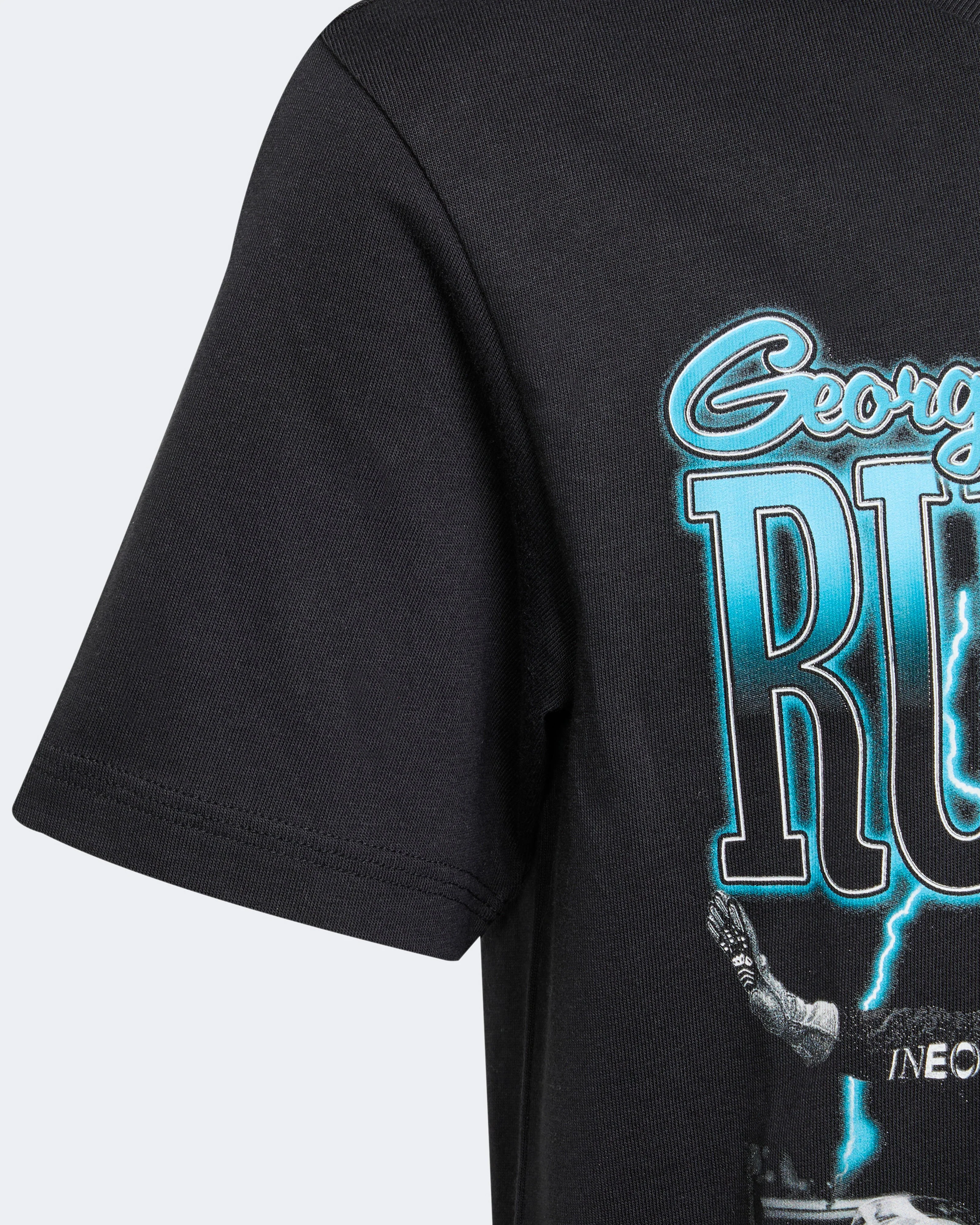 Kids George Russell Graphic T-shirt Black - Image 4