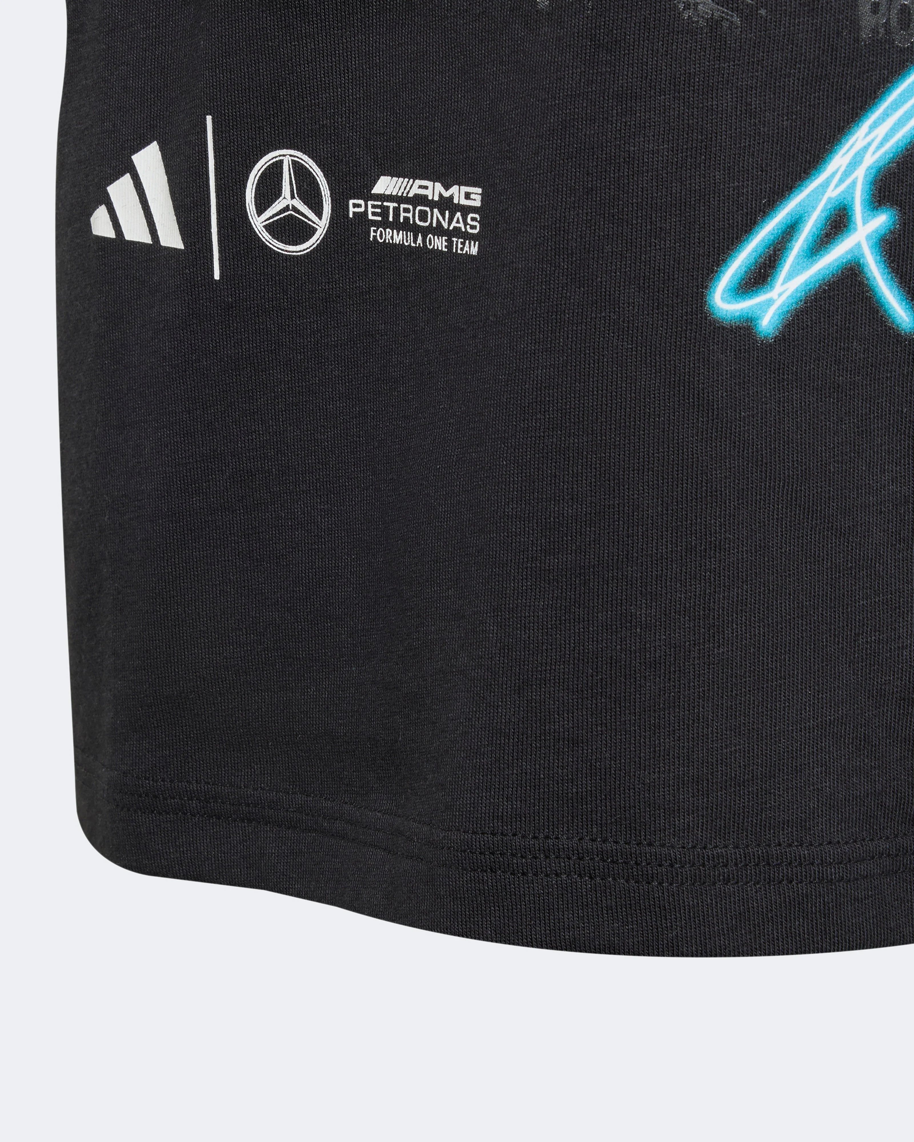 Kids George Russell Graphic T-shirt Black - Image 5