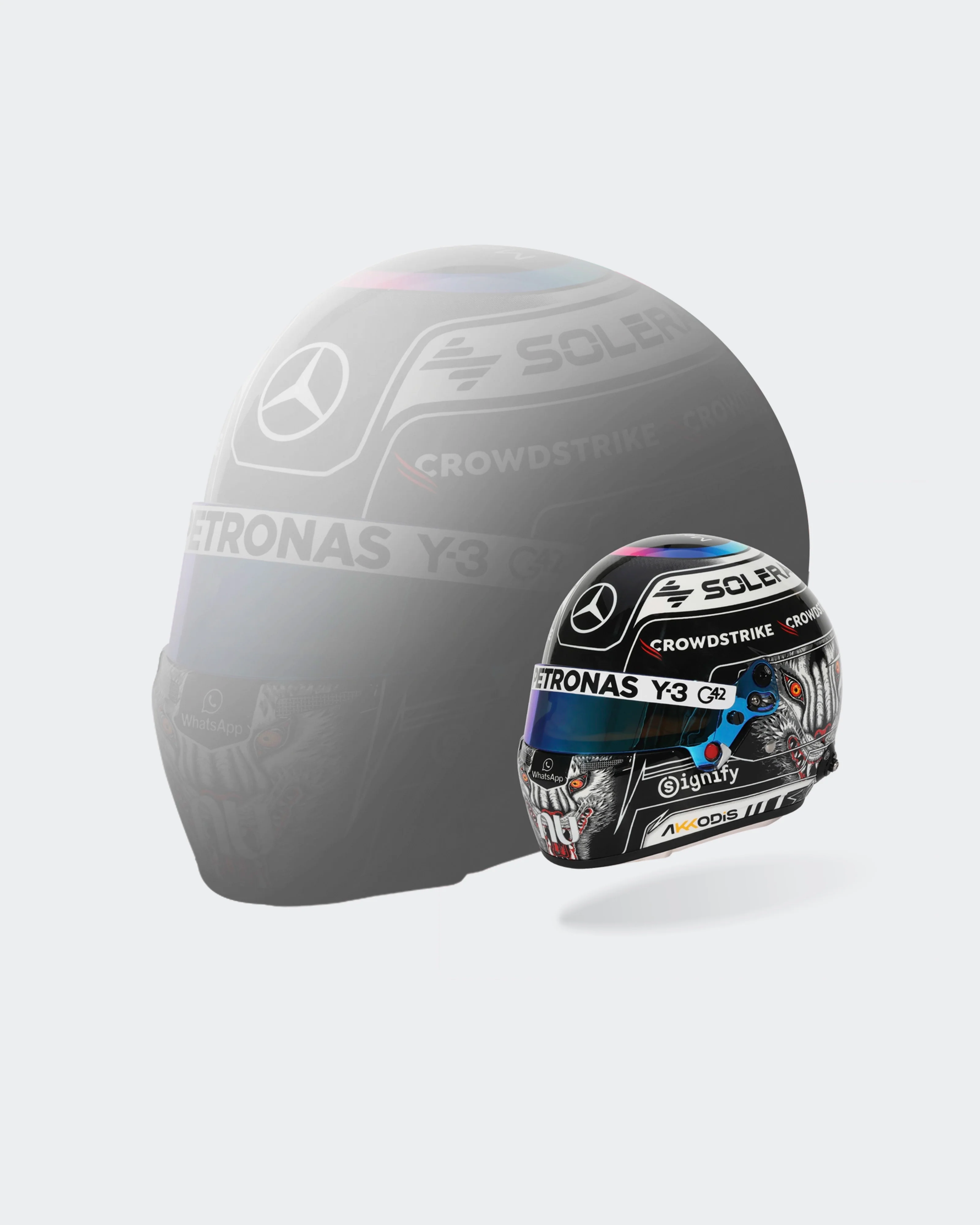 Kimi Antonelli 2026 Japan Mini Bell Helmet Replica 1:2 - Image 5