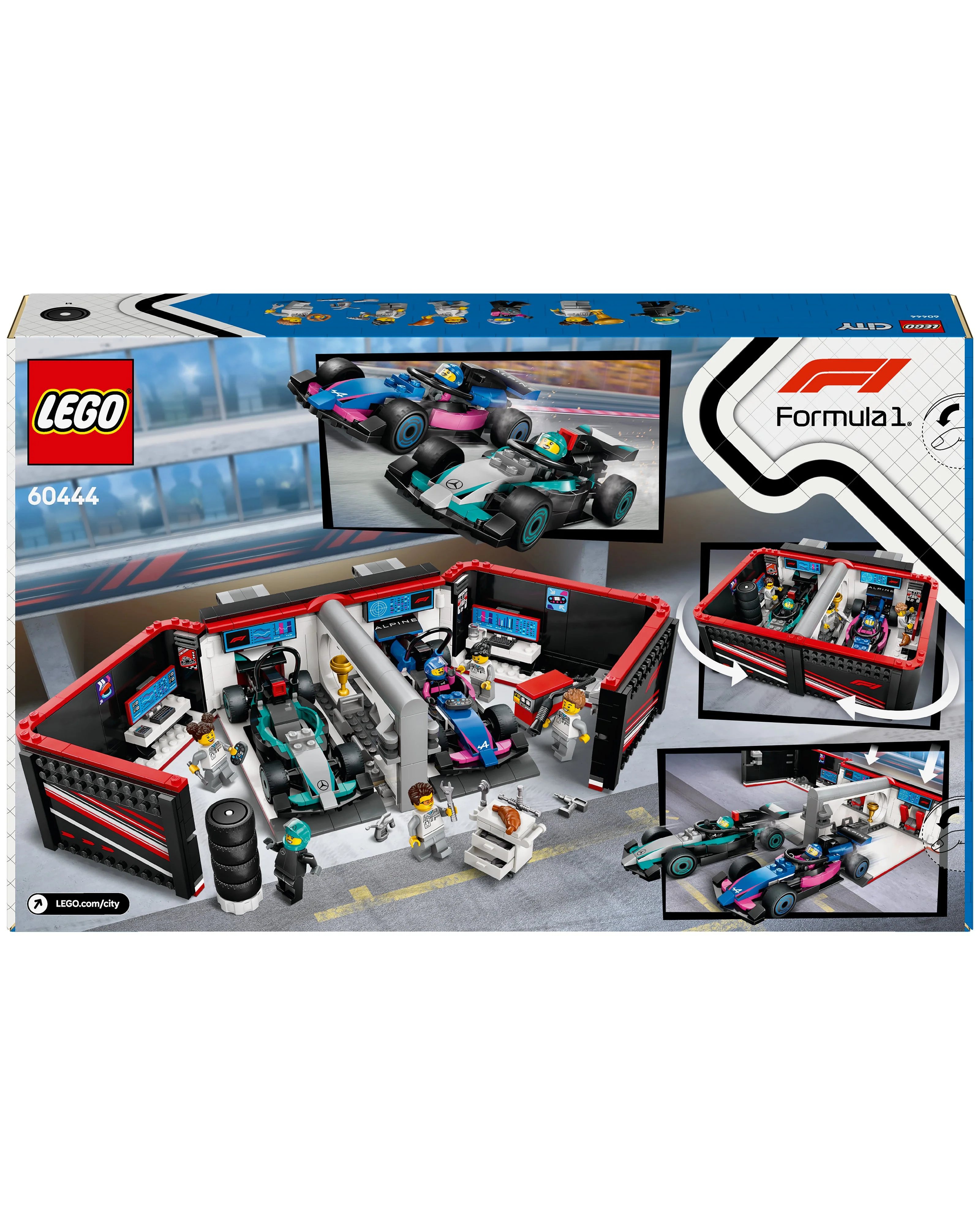 LEGO® City F1 Garage & Mercedes-AMG & Alpine Cars - Image 5