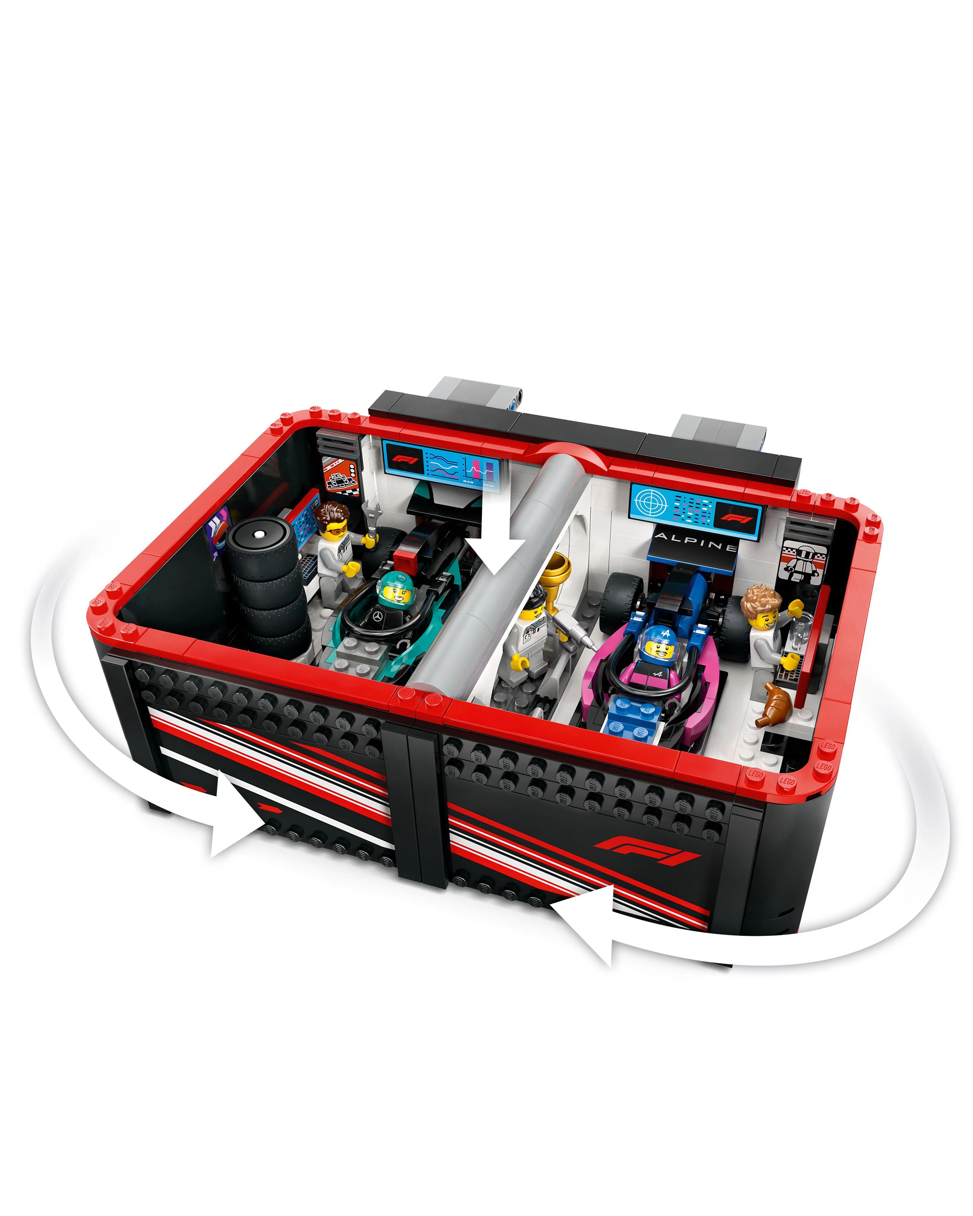 LEGO® City F1 Garage & Mercedes-AMG & Alpine Cars - Image 6