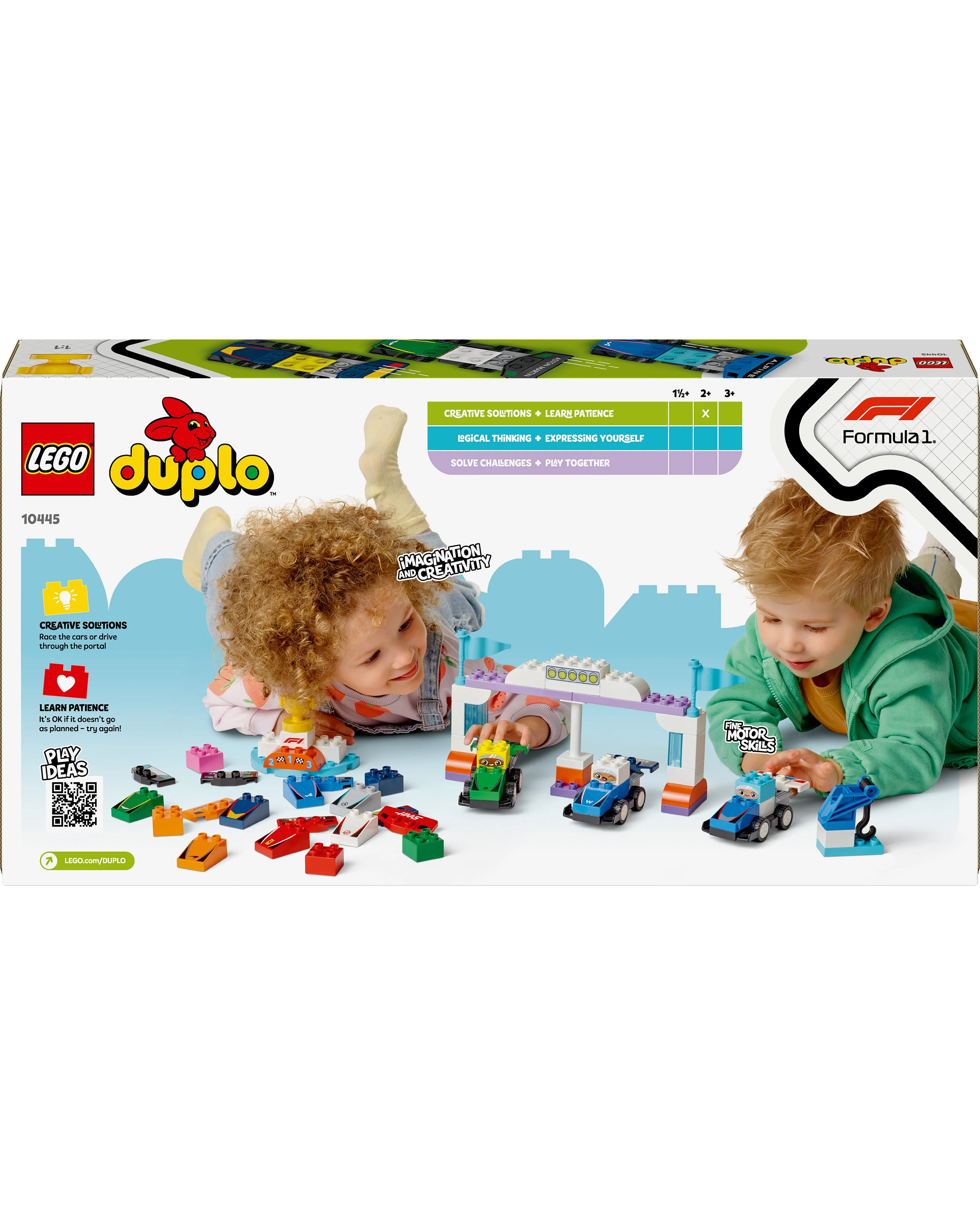 LEGO® DUPLO Town F1 Team Race Cars & Drivers - Image 3