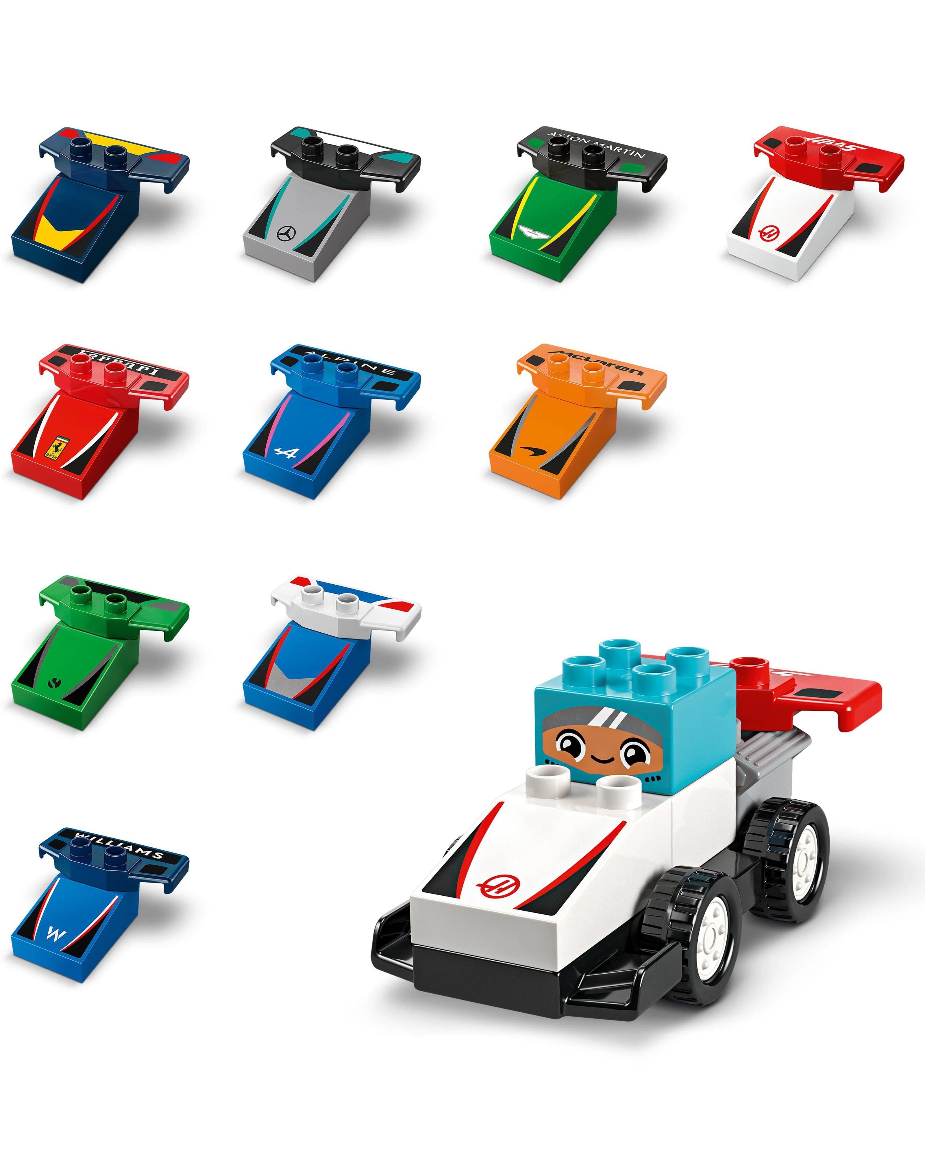 LEGO® DUPLO Town F1 Team Race Cars & Drivers - Image 7