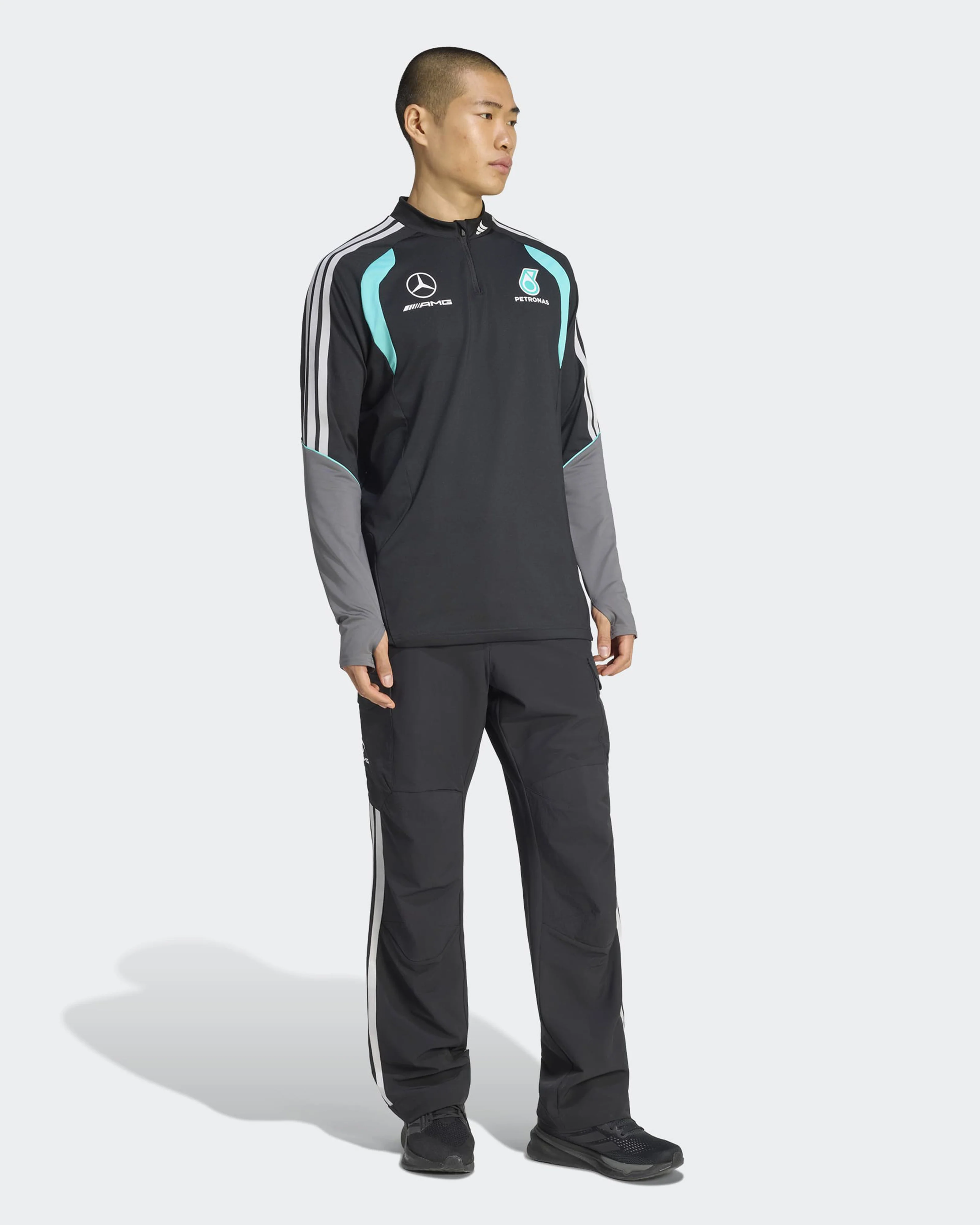 Mens 2026 Mechanics Quarter Zip Black - Image 3