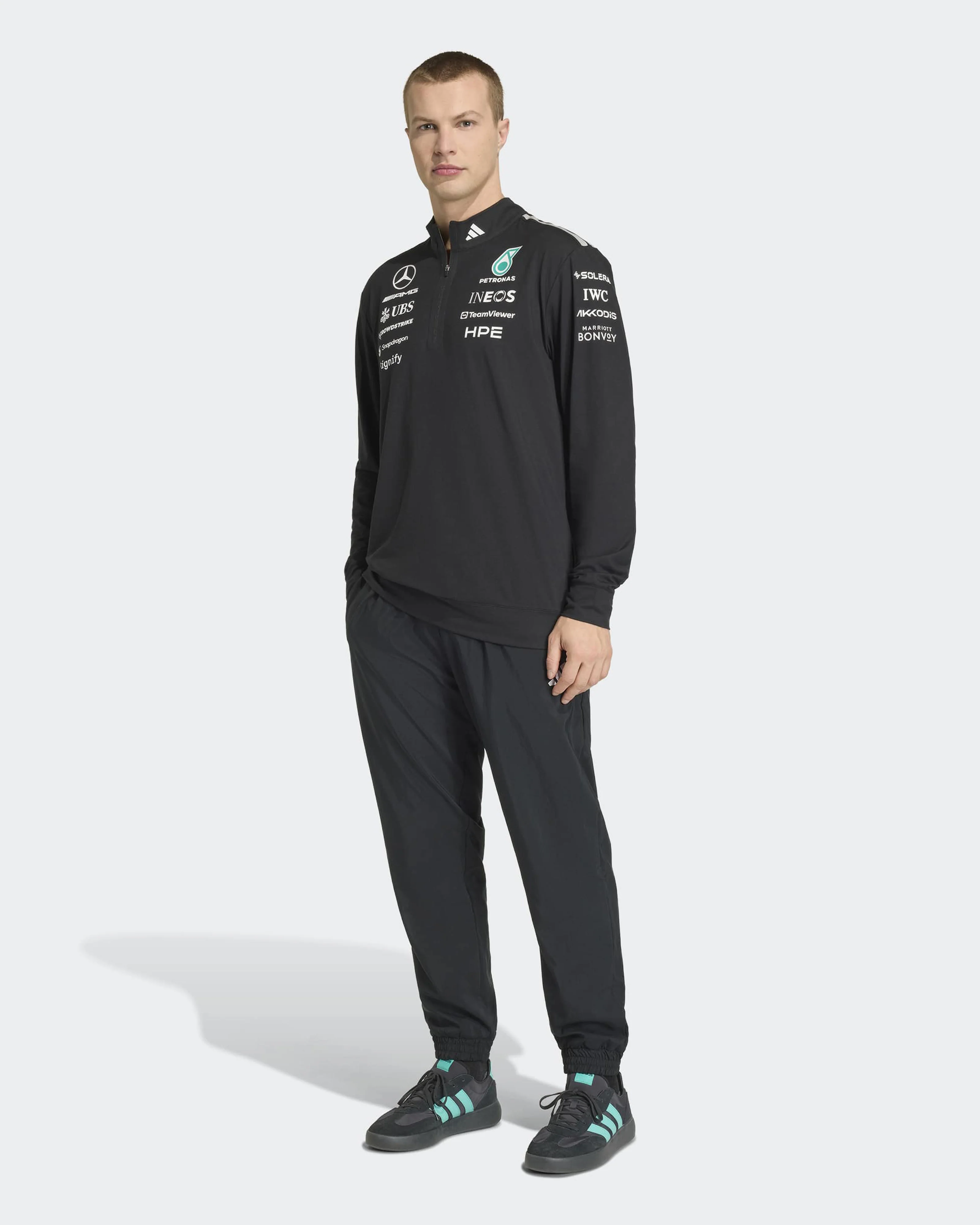 Mens 2026 Team Quarter Zip Black - Image 6