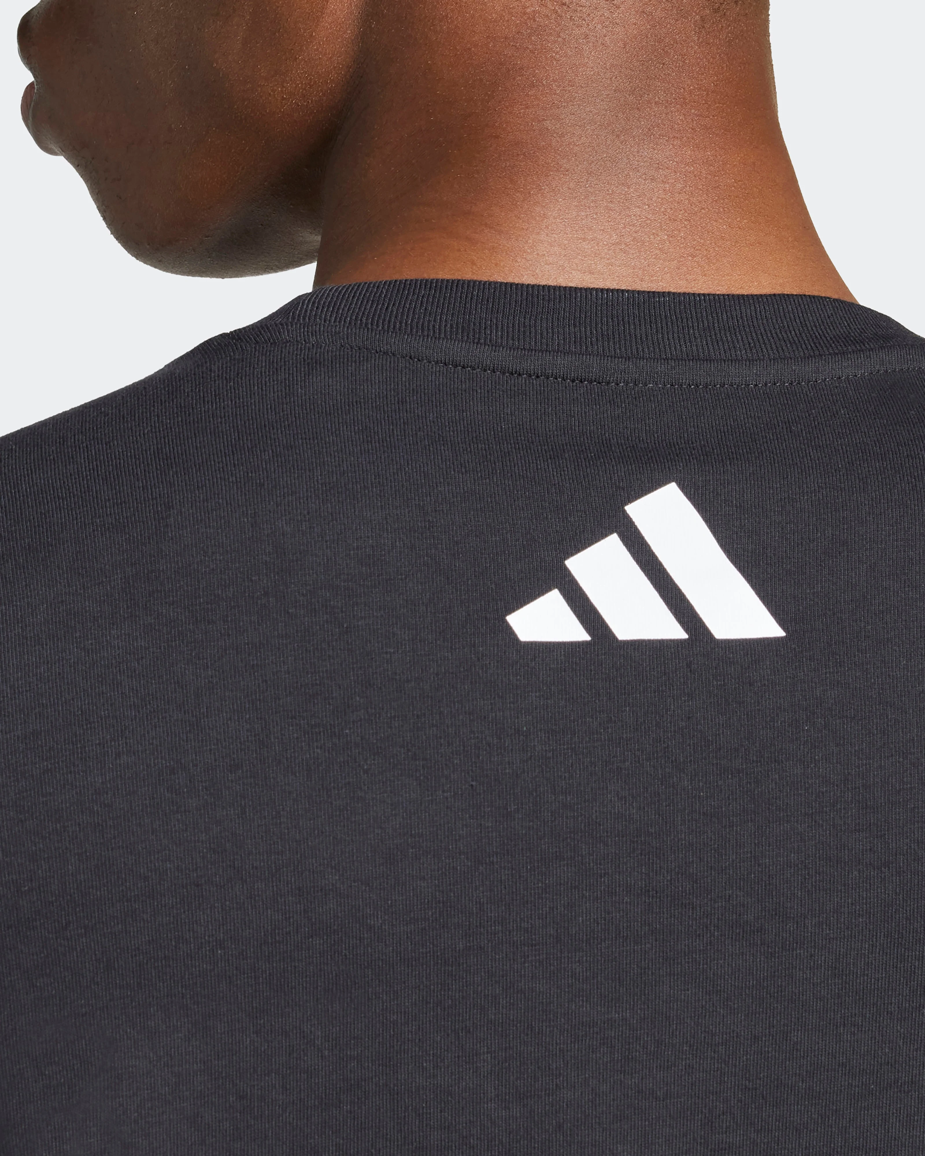 Mens DNA Graphic T-Shirt Black - Image 4