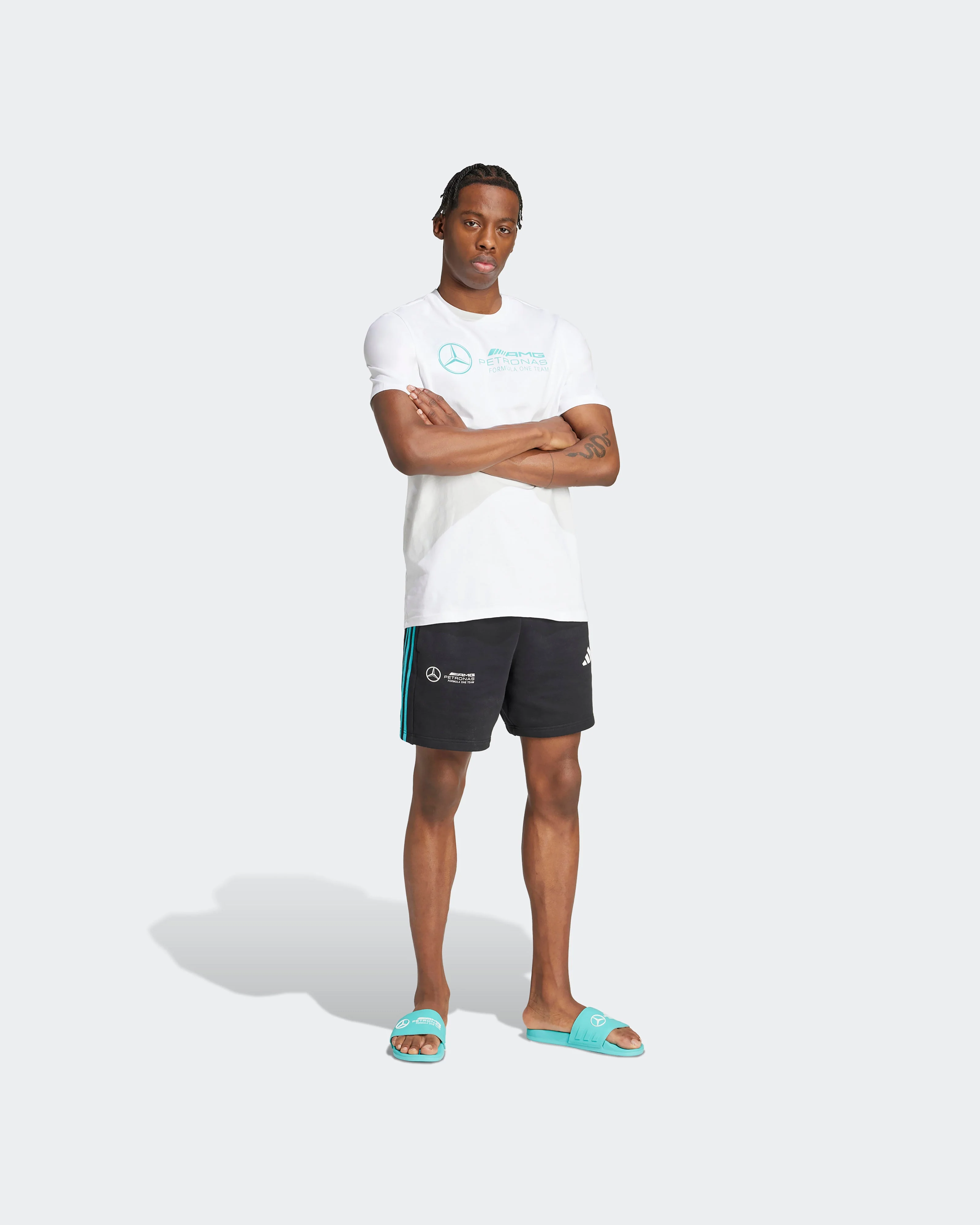 Mens DNA Graphic T-Shirt White - Image 3