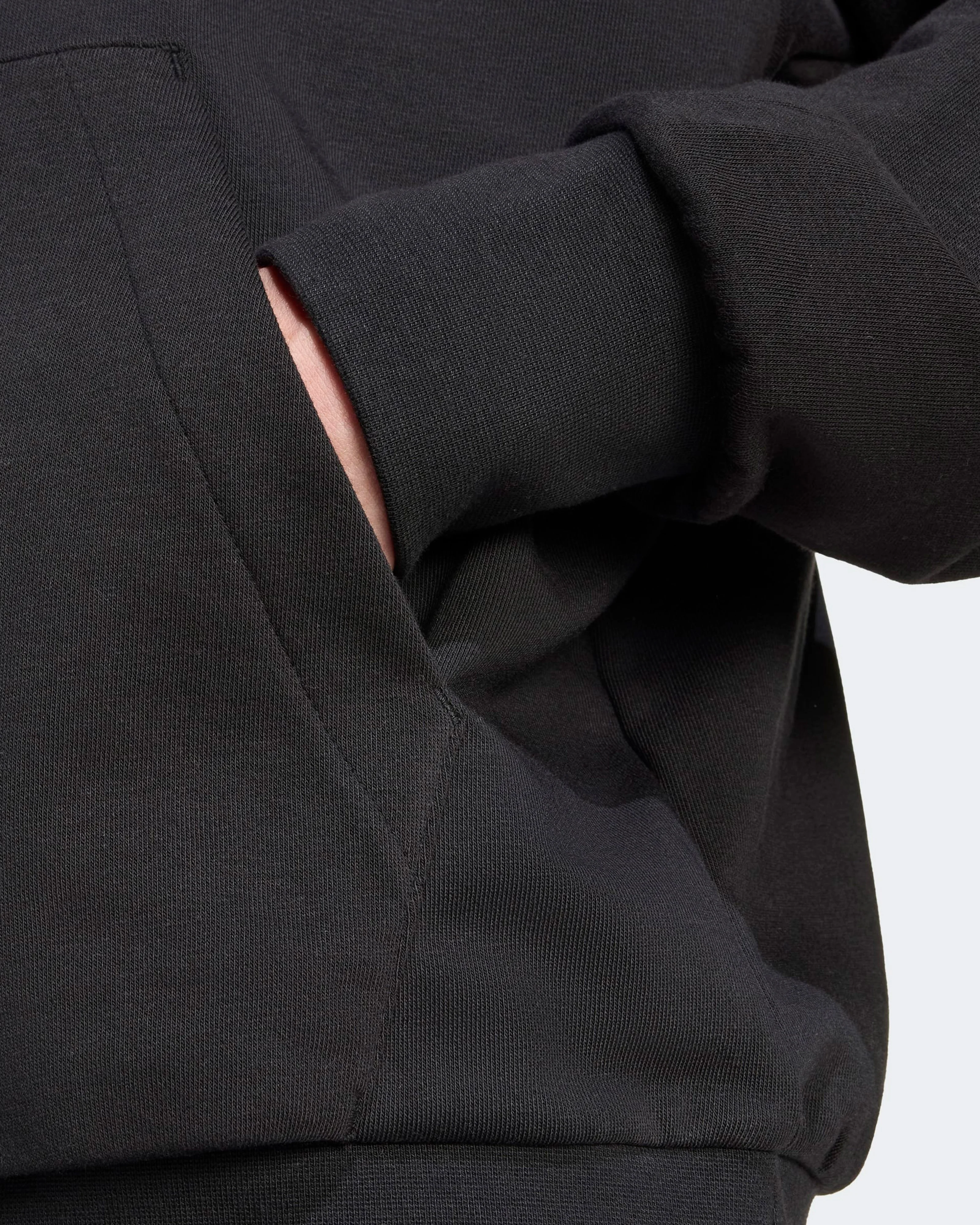 Mens George Russell Hoody Black - Image 5