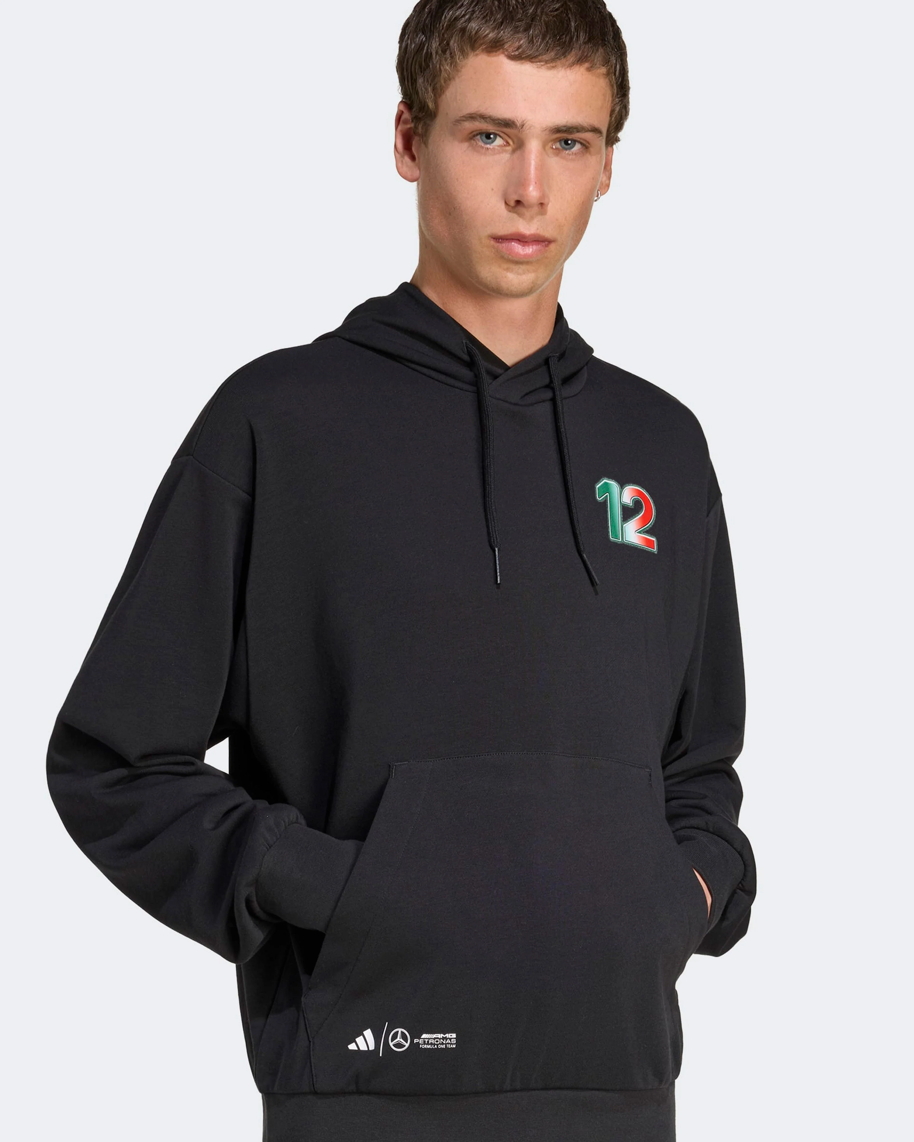 Mens Kimi Antonelli Graphic Hoody Black - Image 6