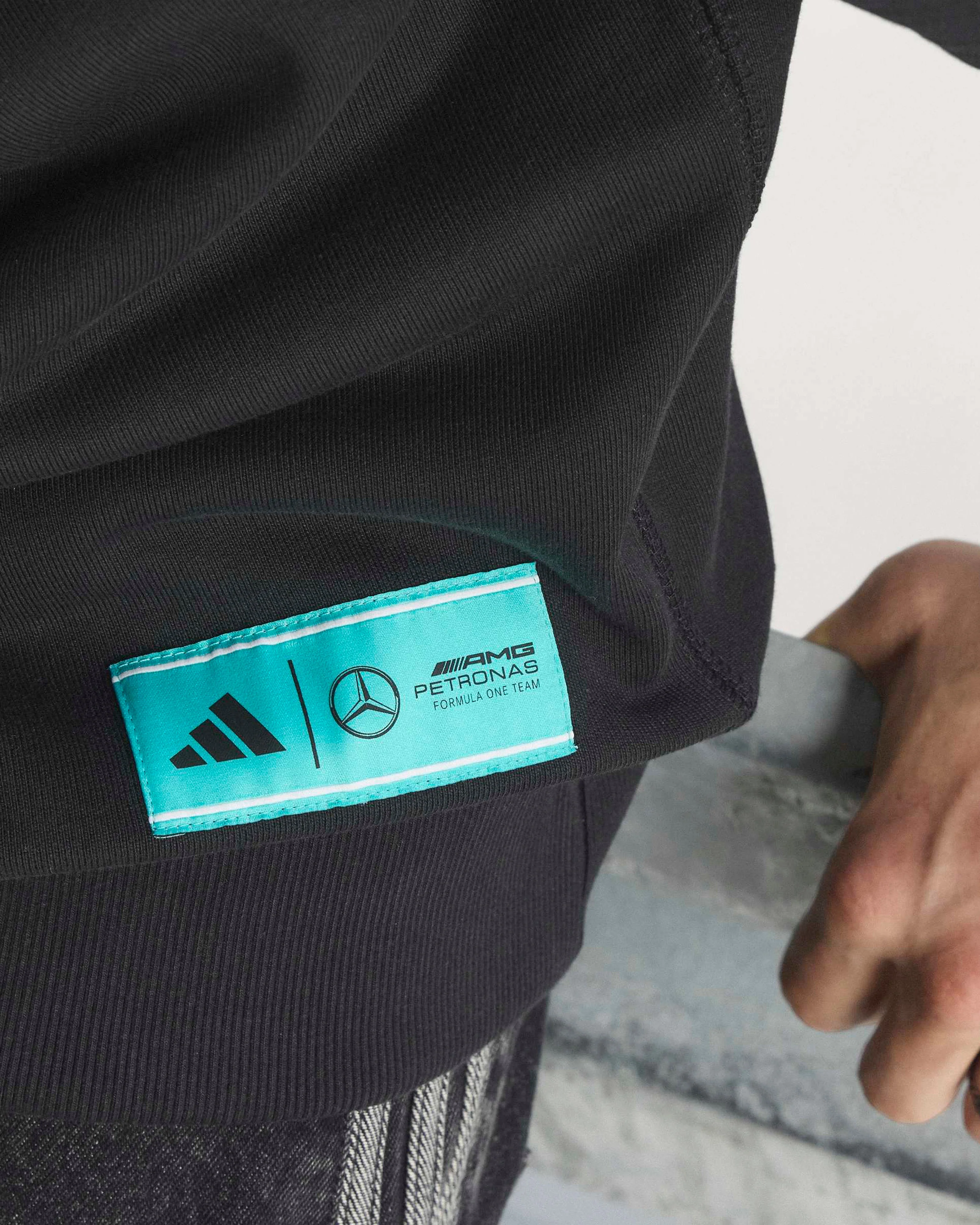 Mens Las Vegas Sweat Top Black - Image 6