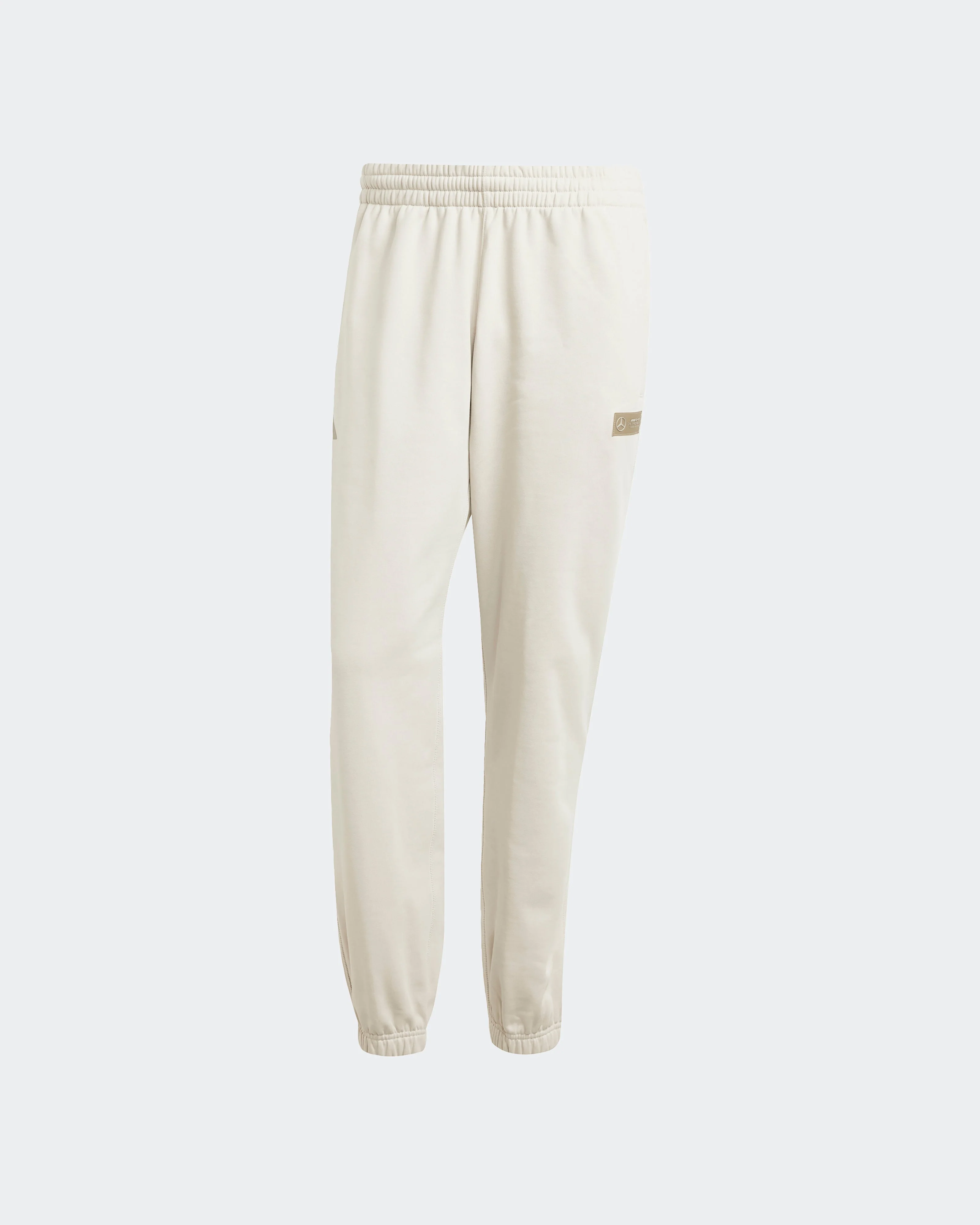 Mens Premium Sweat Joggers Beige - Image 5
