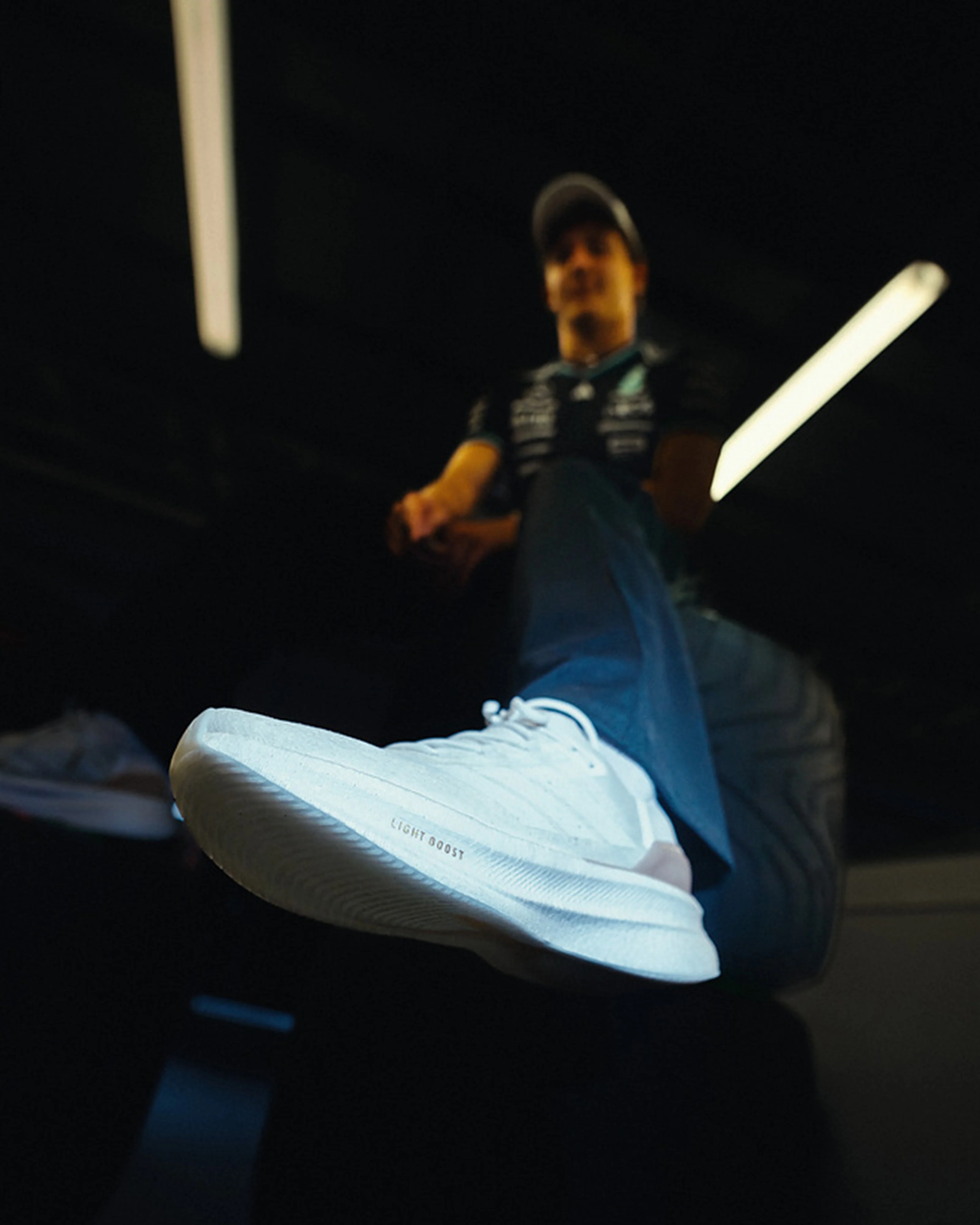 Mens Ultraboost 5 Strung Shoes White - Image 3