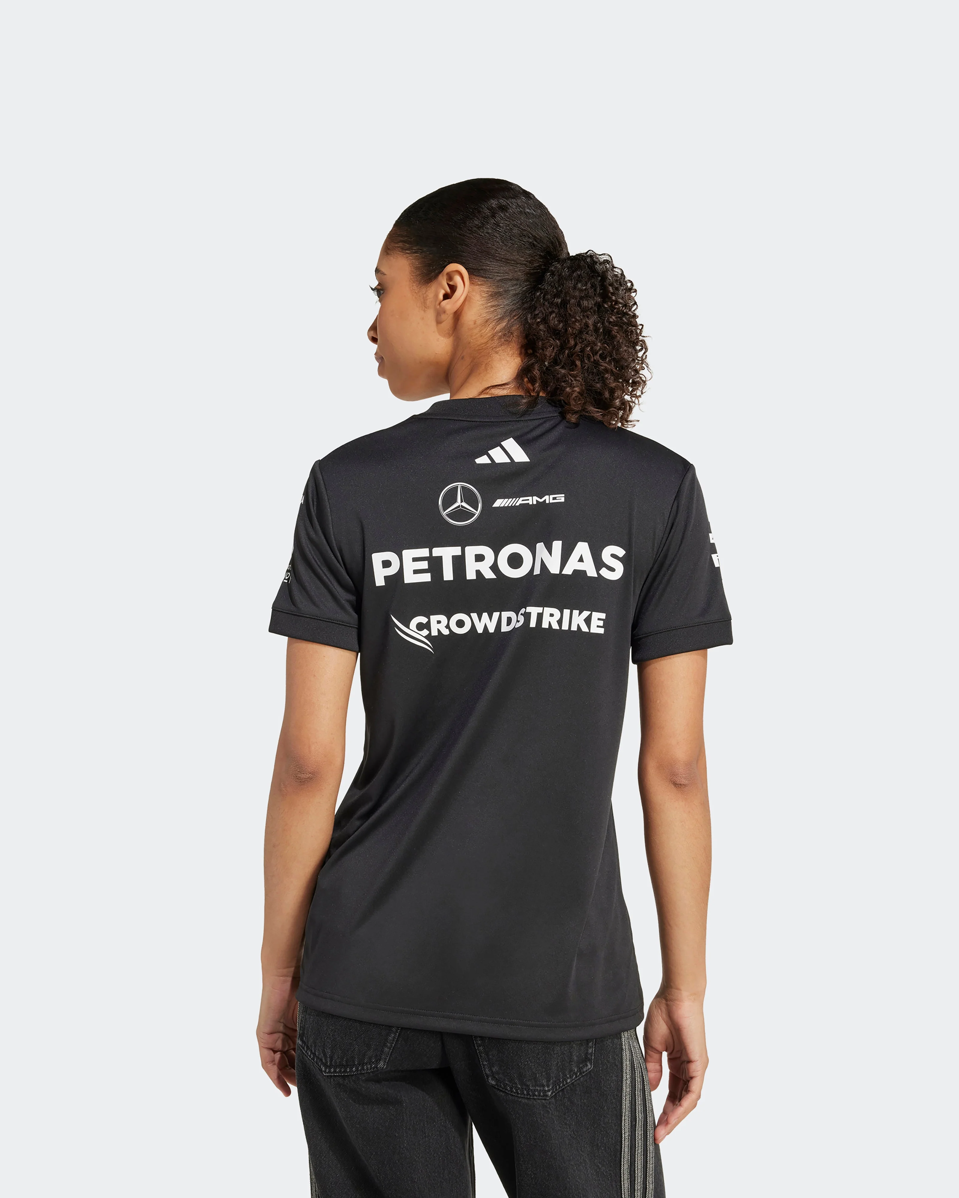 Womens 2025 Team Driver Tee Black - Image 4