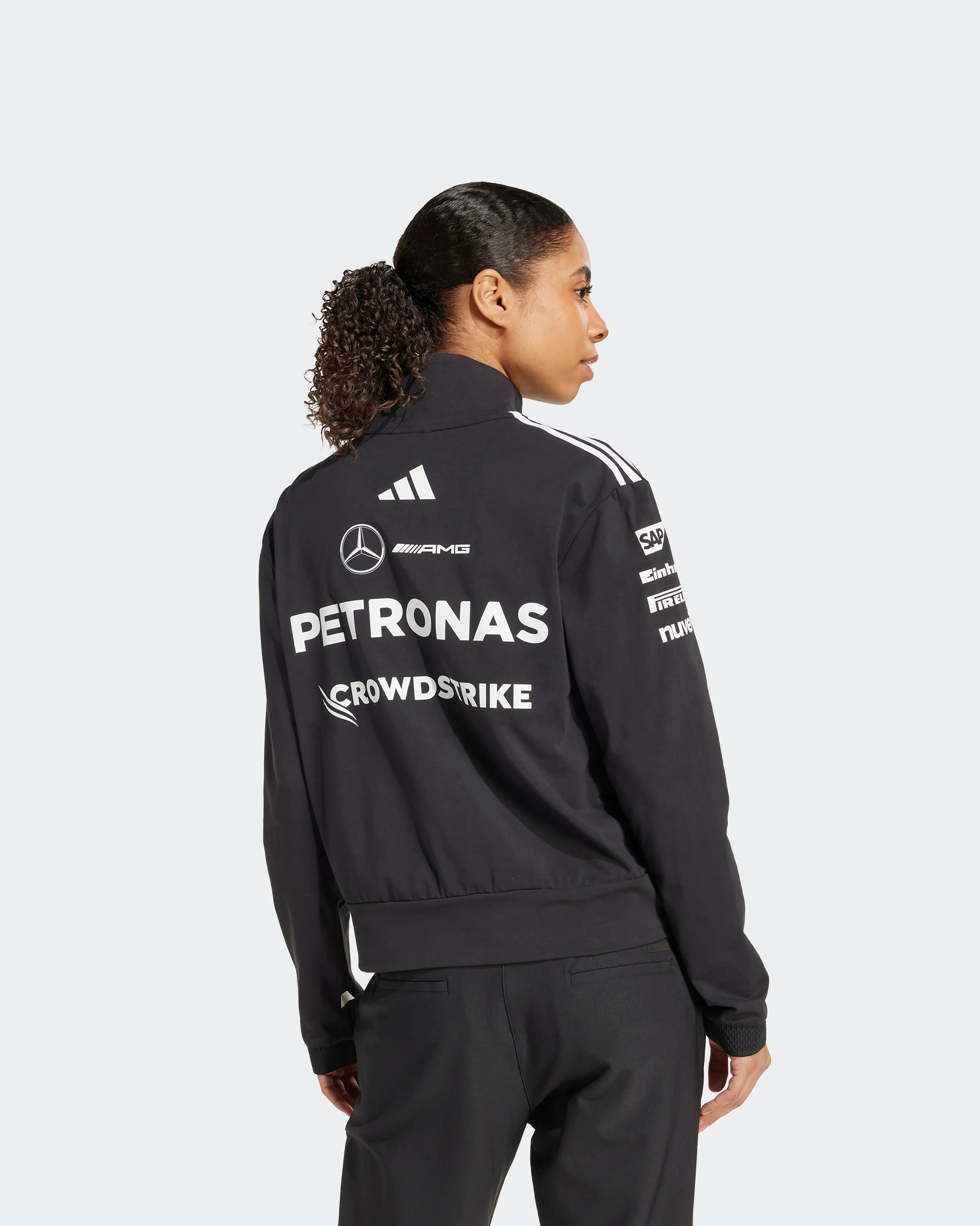 Womens 2025 Team Quarter Zip Black - Image 6