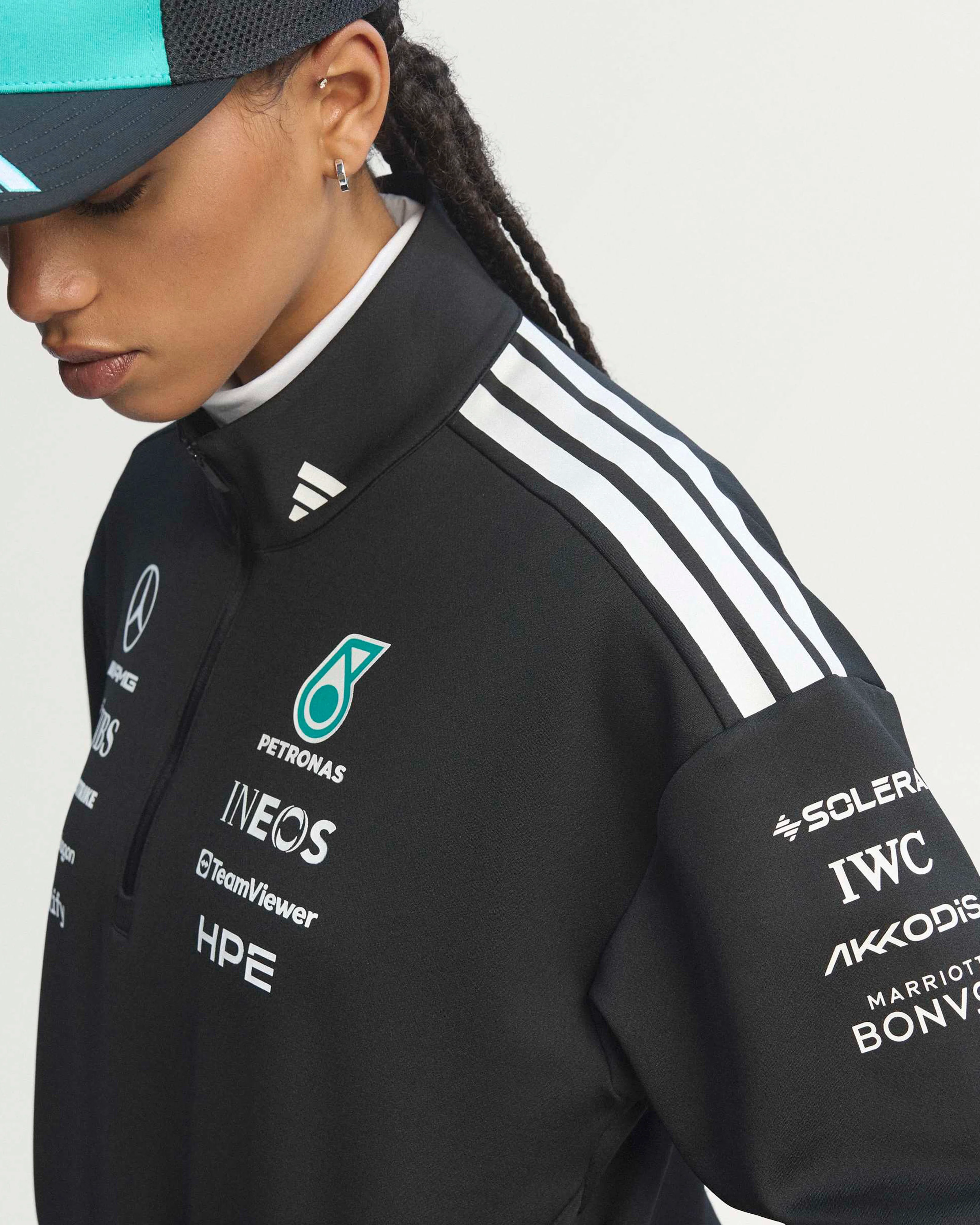 Womens 2026 Team Quarter Zip Black - Image 10